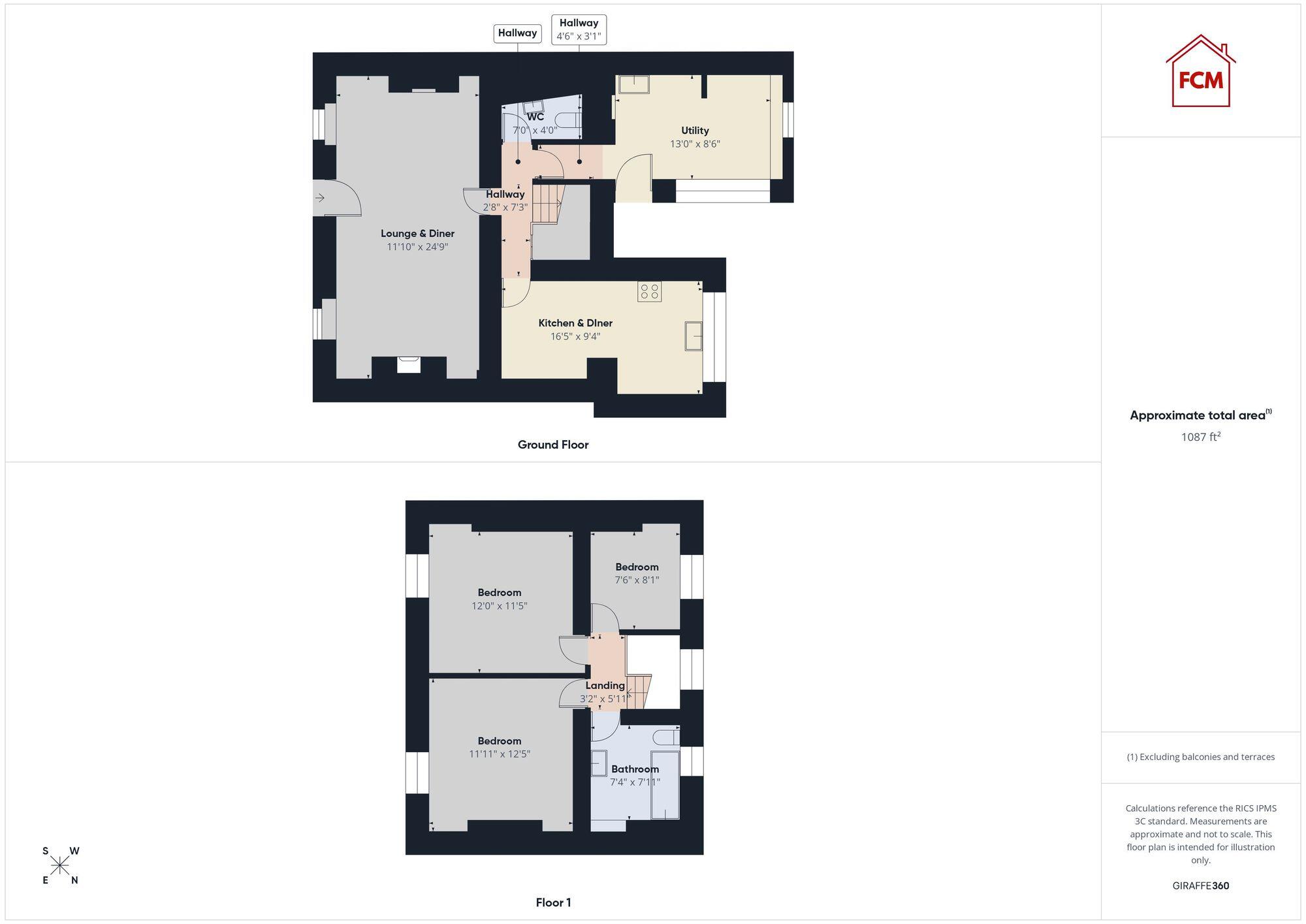 Wellington, Gosforth, CA201BH floorplan