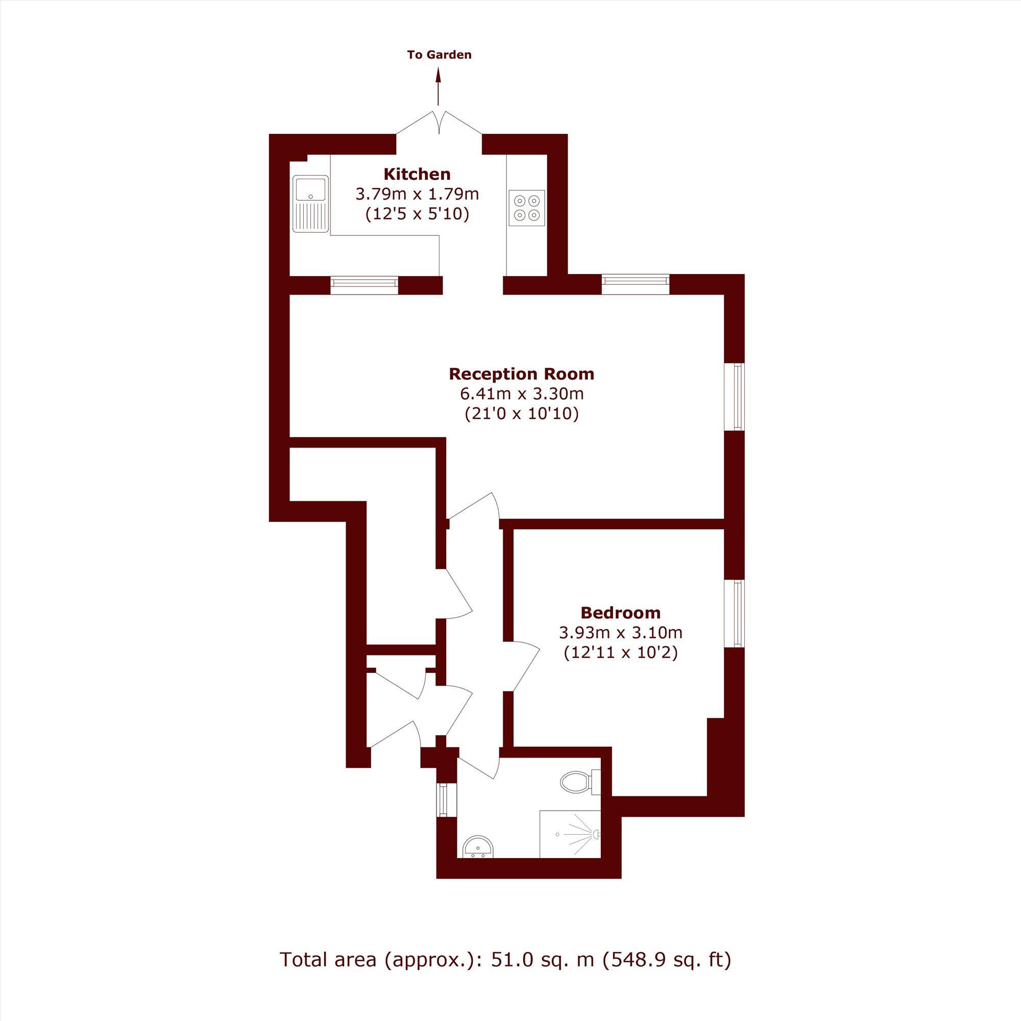 Liberty Mews, Balham floorplan