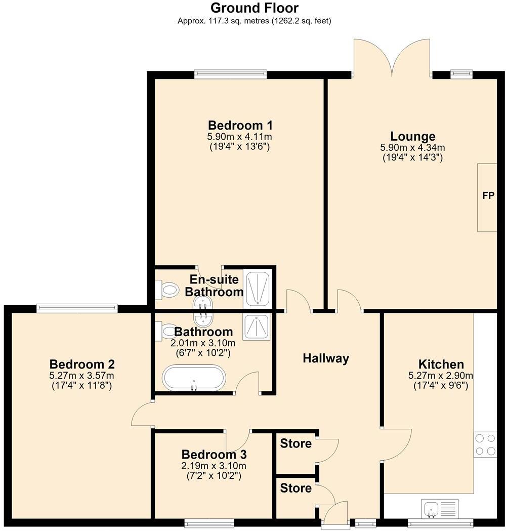 Normoss Road, Staining, Blackpool floorplan