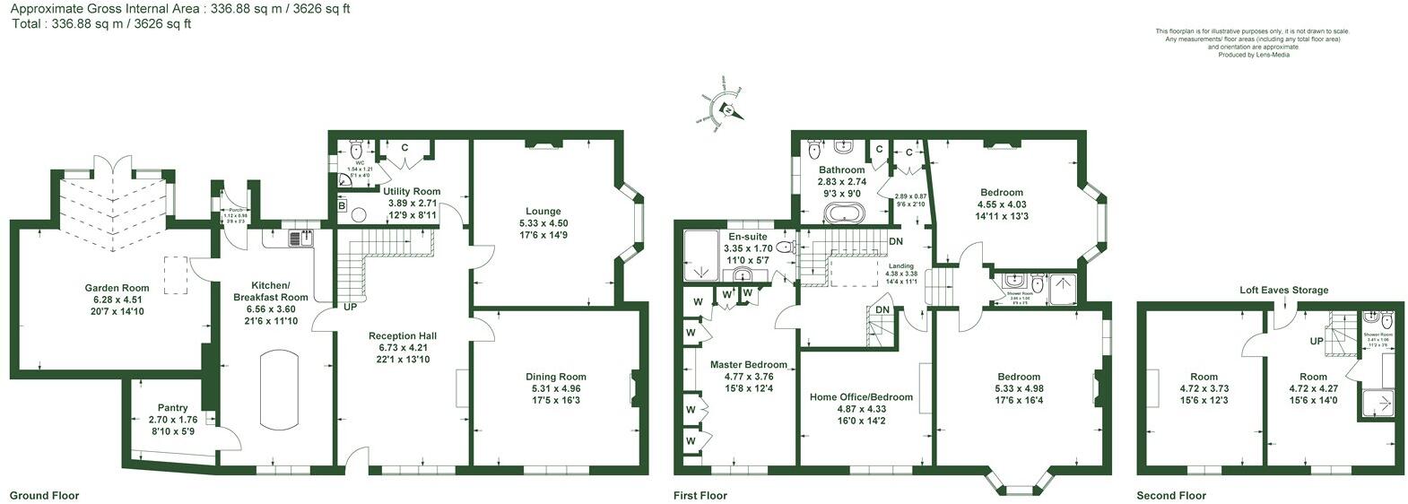Leckonby Street, Great Eccleston, Preston, Lancashire floorplan