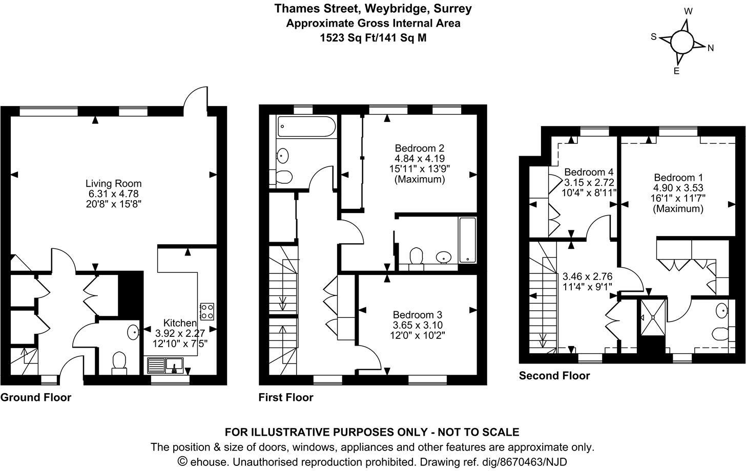 Thames Street, Weybridge floorplan