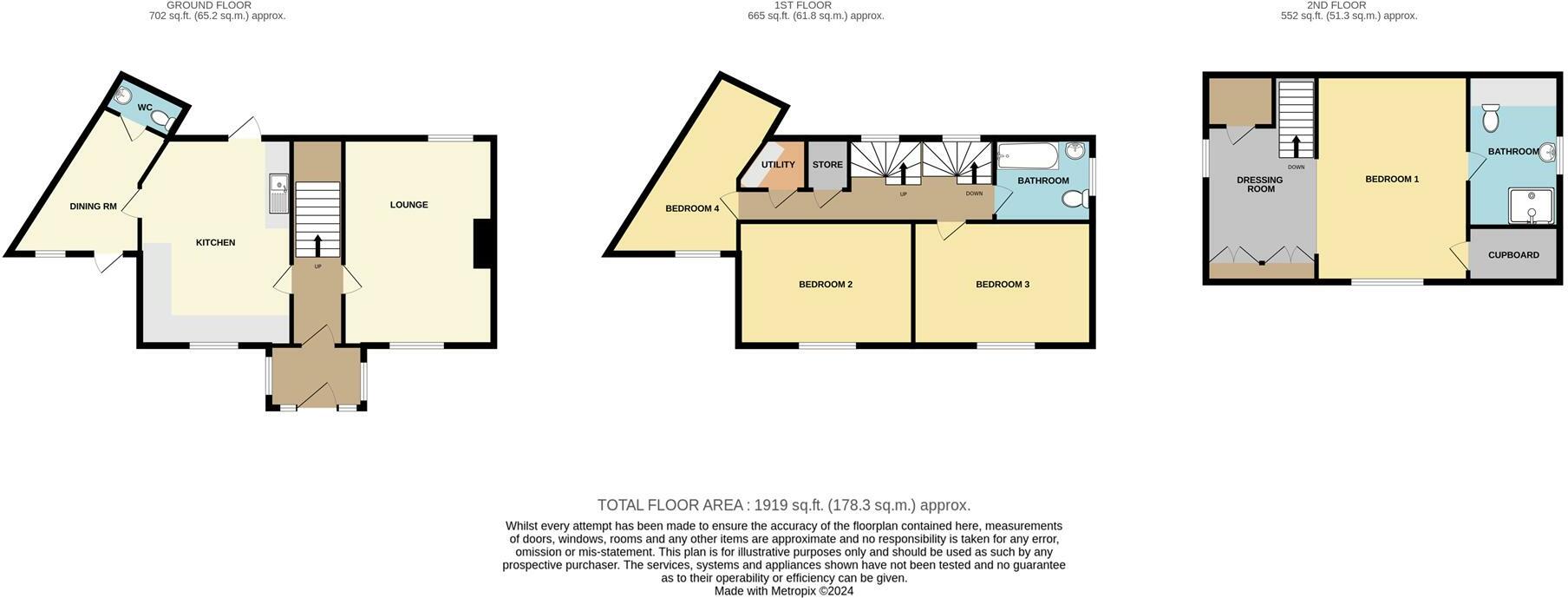 Providence Row, Bideford floorplan