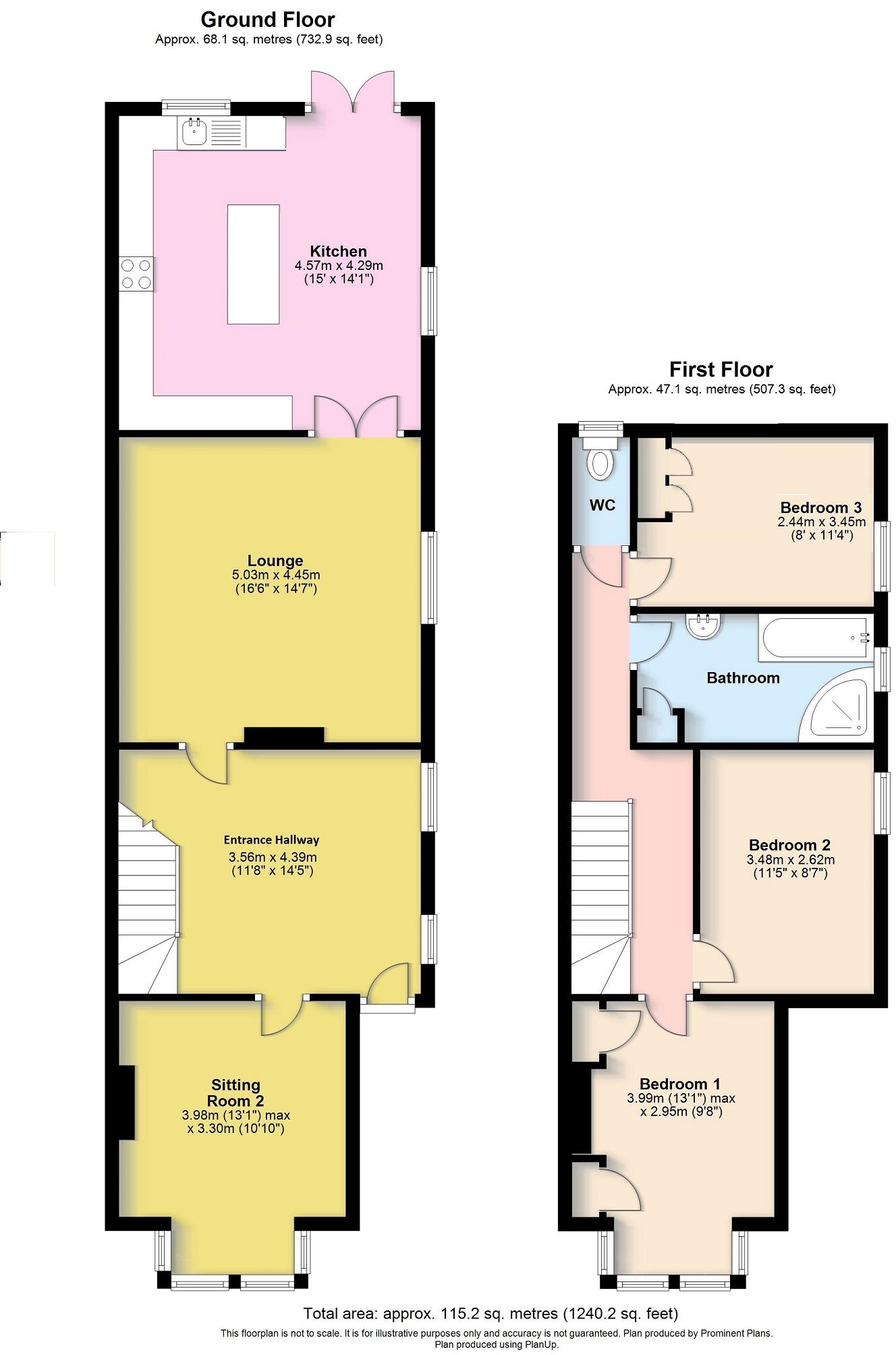Greenfield Avenue, Dinas Powys, Vale of Glam. CF64 4BW floorplan