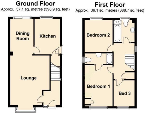 Beaumaris Drive, Llandudno floorplan