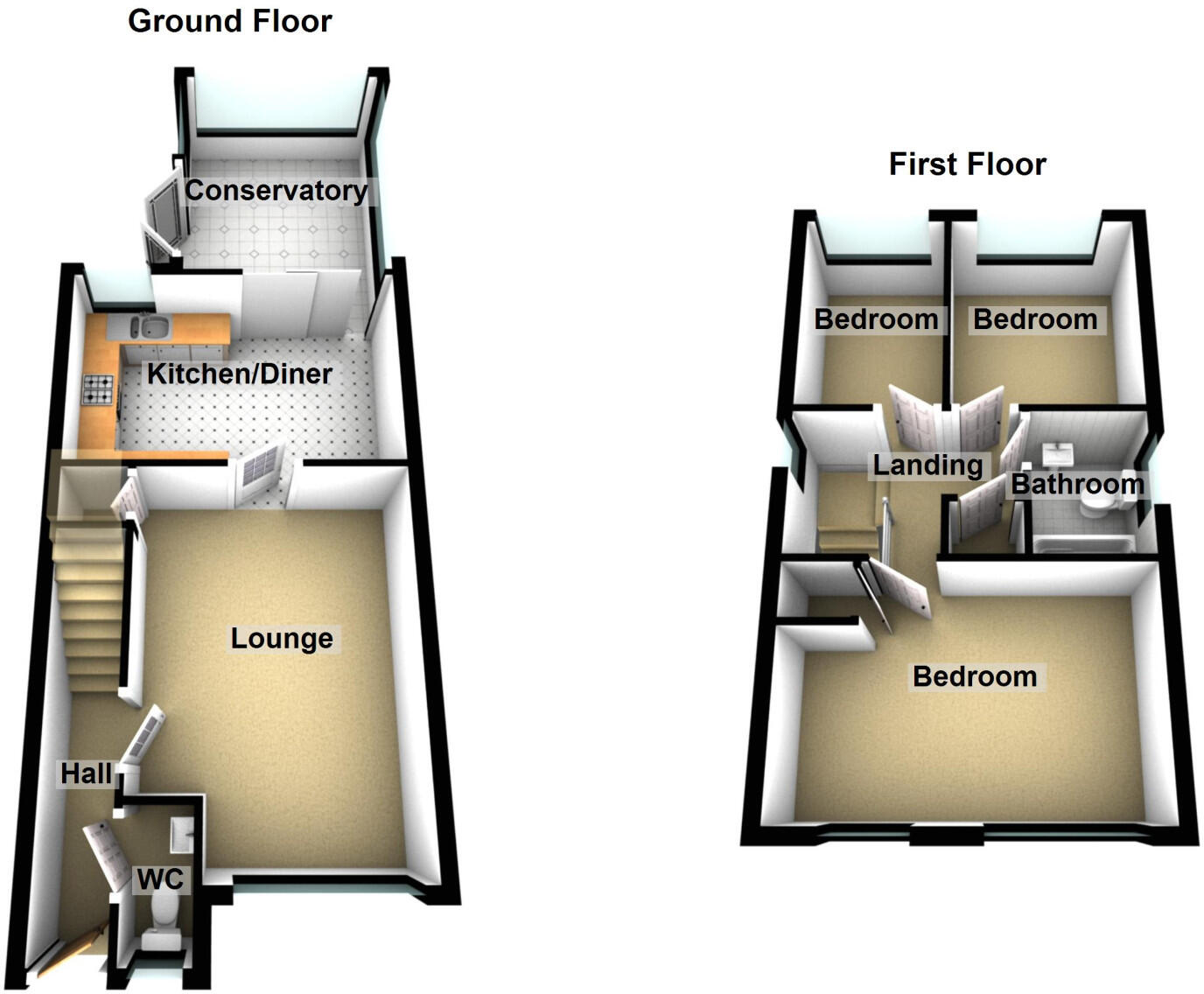 Cairnwell Road, Oldham, Lancashire, OL9 floorplan