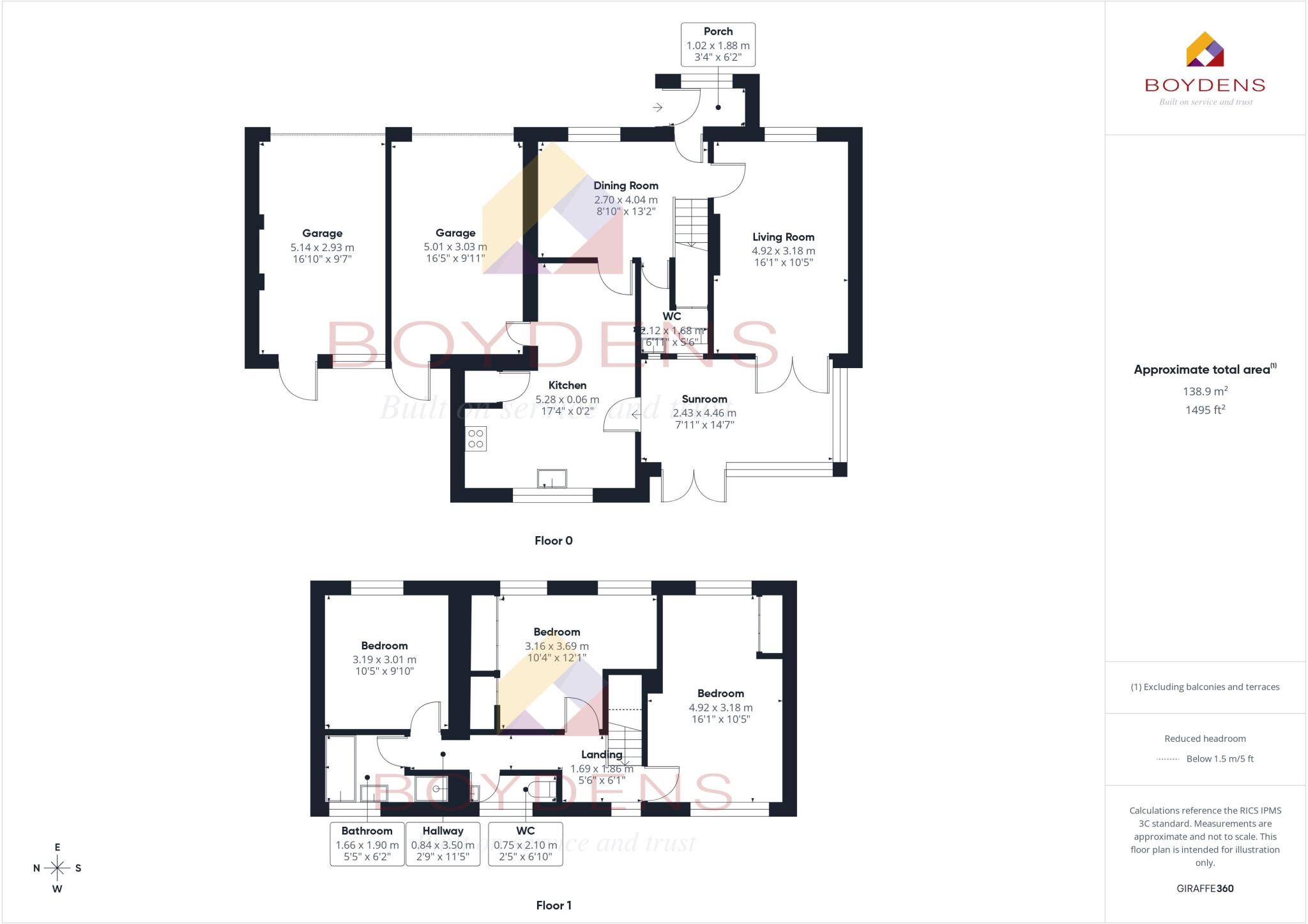 Hall Road, West Bergholt floorplan