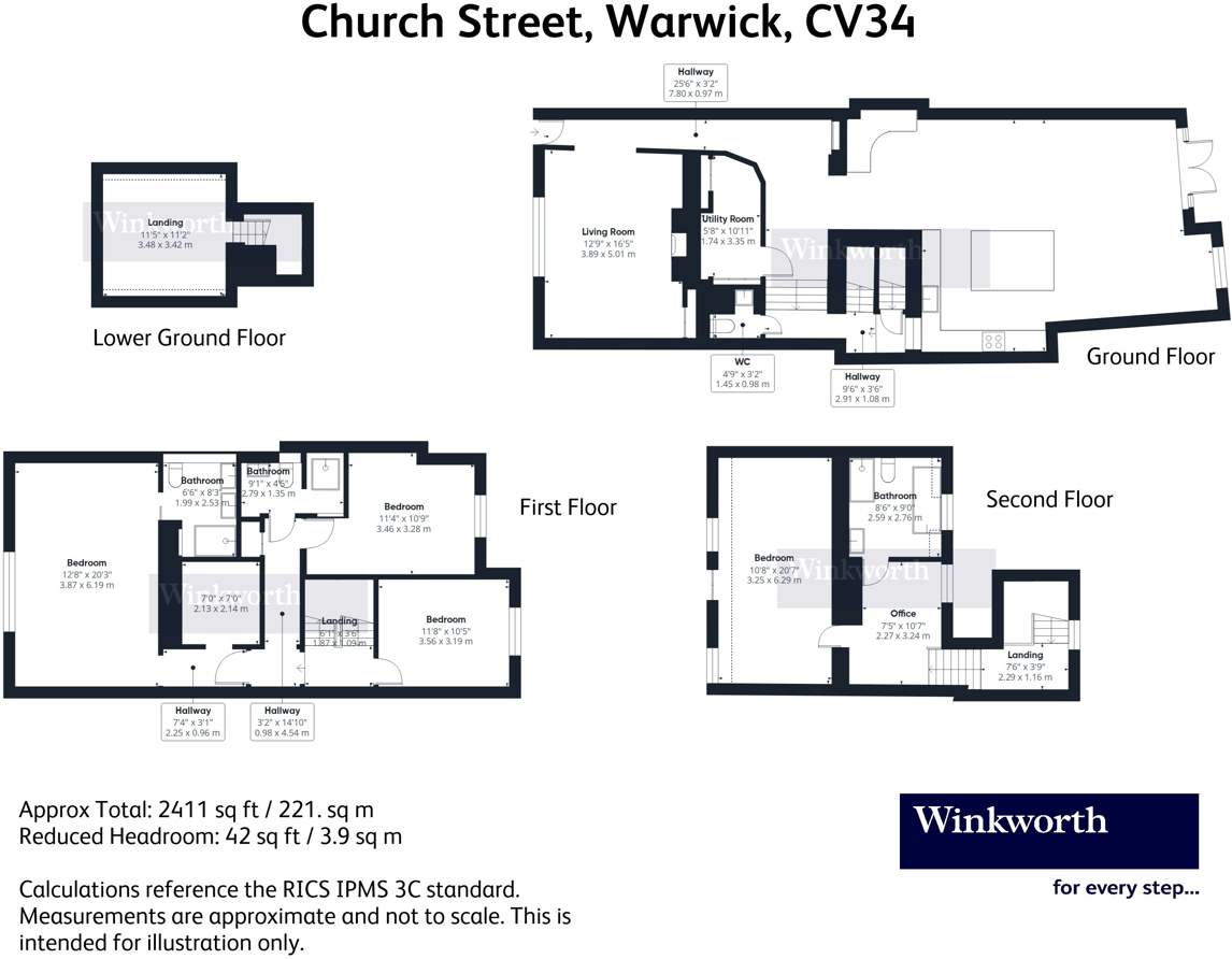 8, Church Street, Warwick, Warwickshire, CV34 floorplan