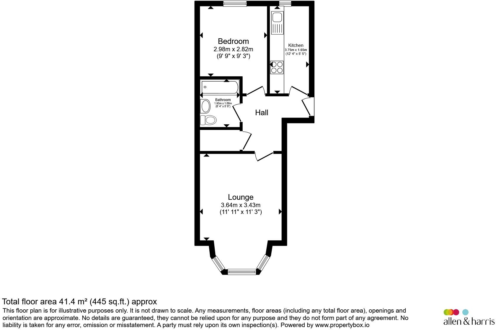 Seedhill Road, Paisley floorplan