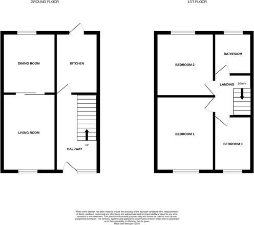 Severn Drive, Garforth, West Yorkshire, LS25 floorplan