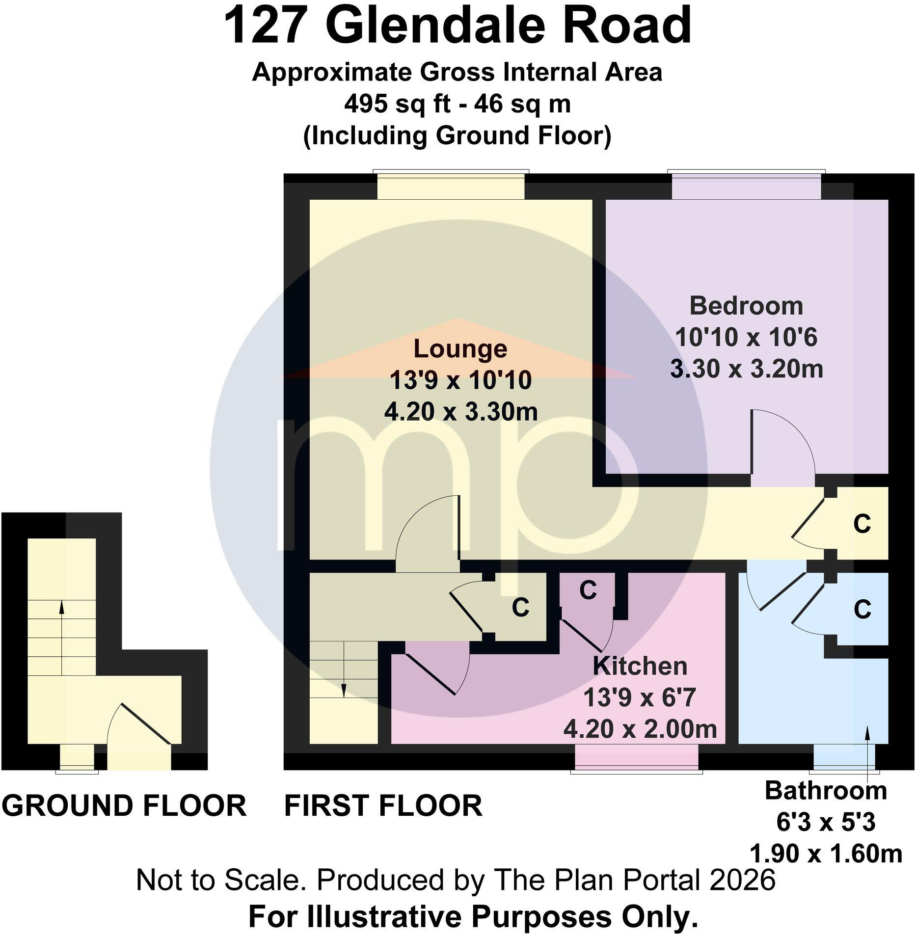 Glendale Road, Middlesbrough, TS5 floorplan