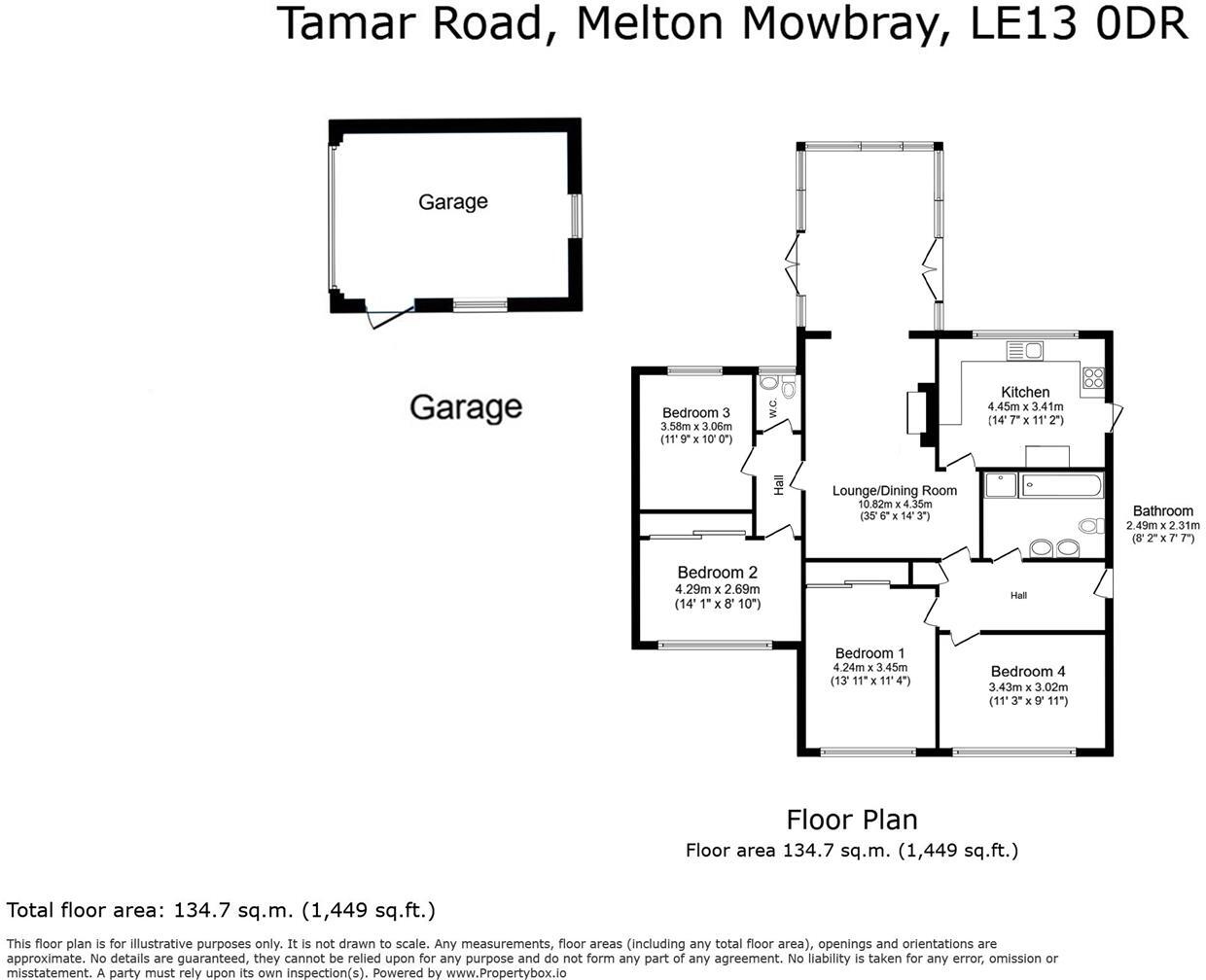Tamar Road, Melton Mowbray floorplan