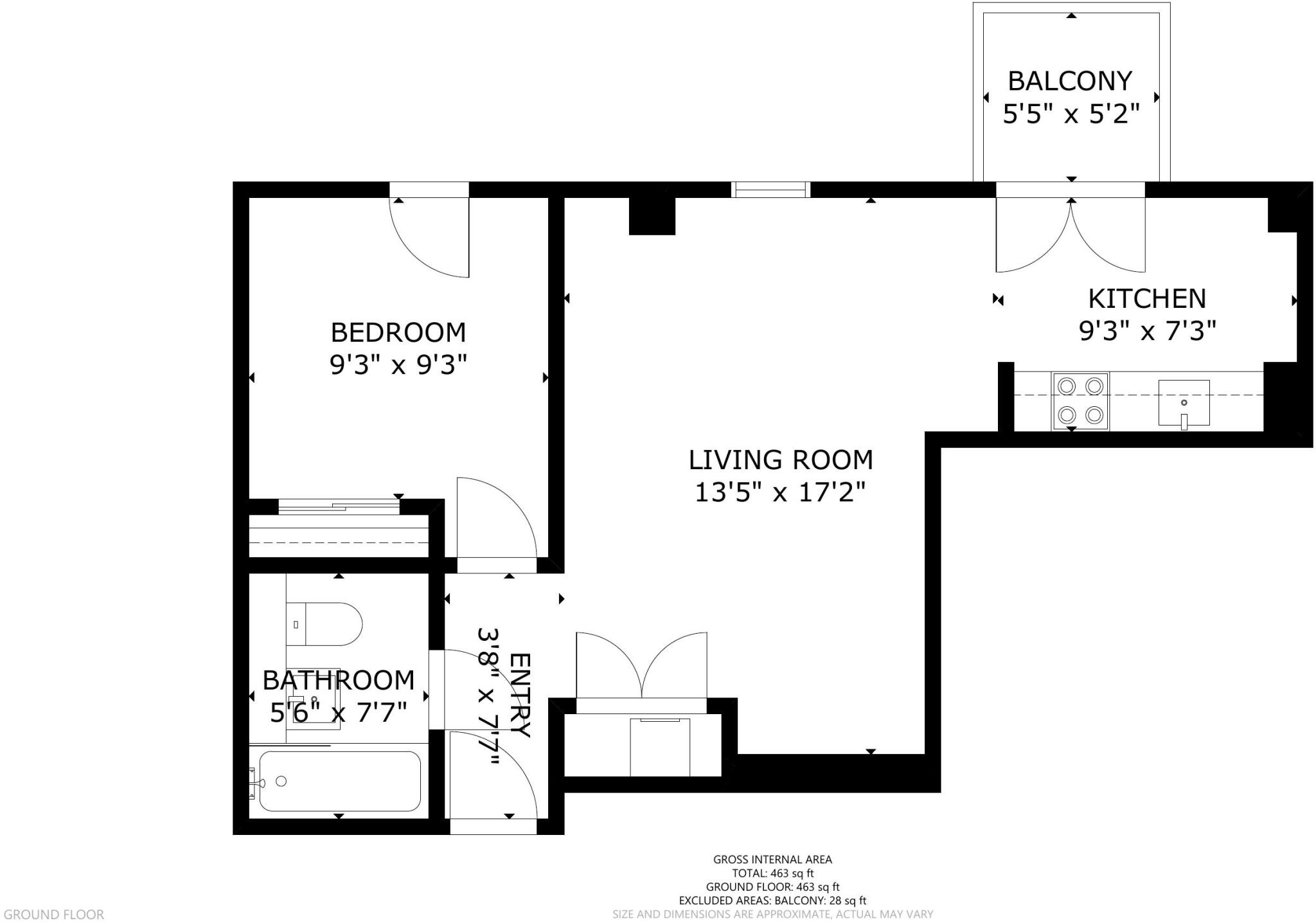 Hayes Apartments, The Hayes, Cathays, Cardiff floorplan