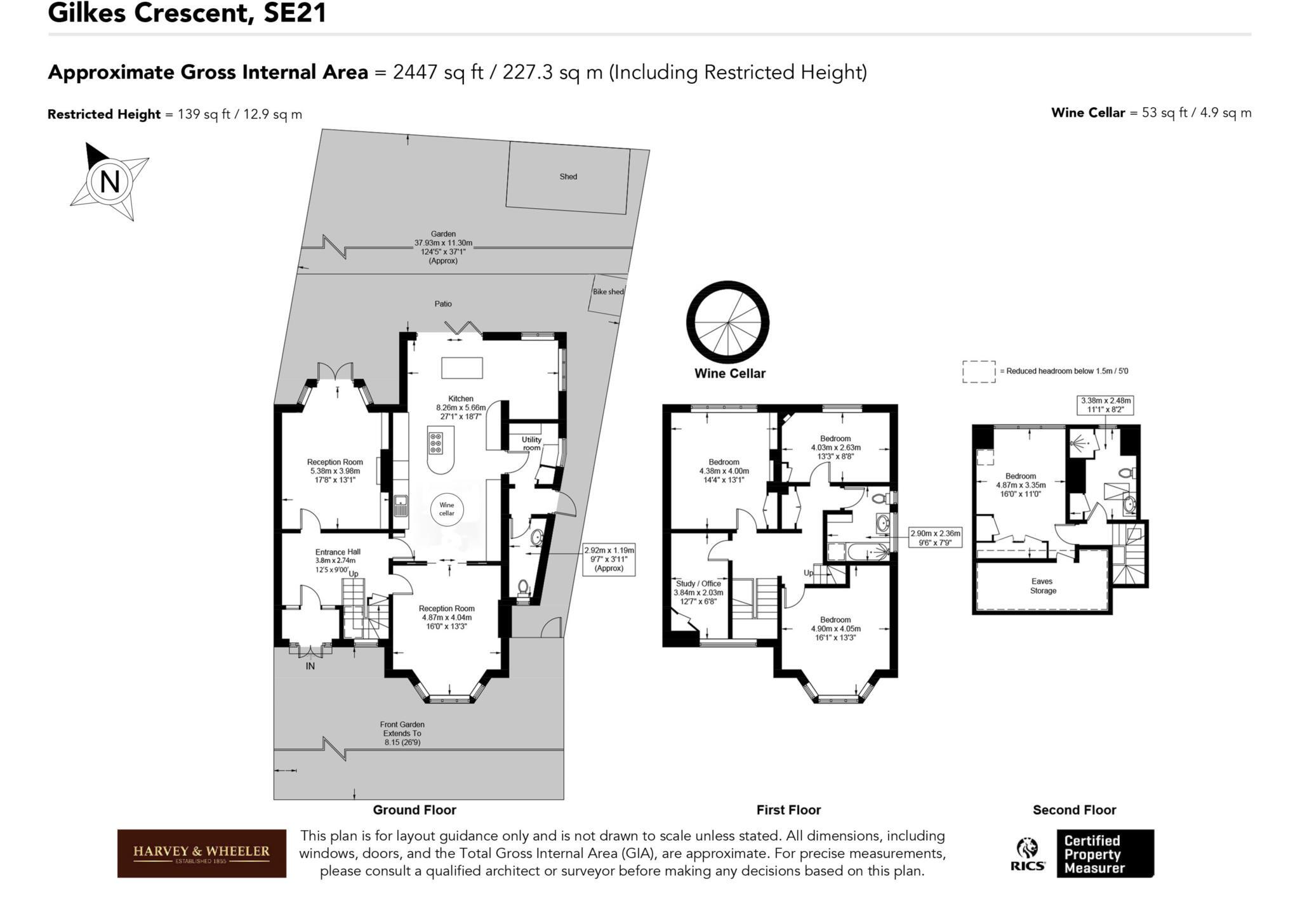 Gilkes Crescent, Dulwich, SE21 floorplan