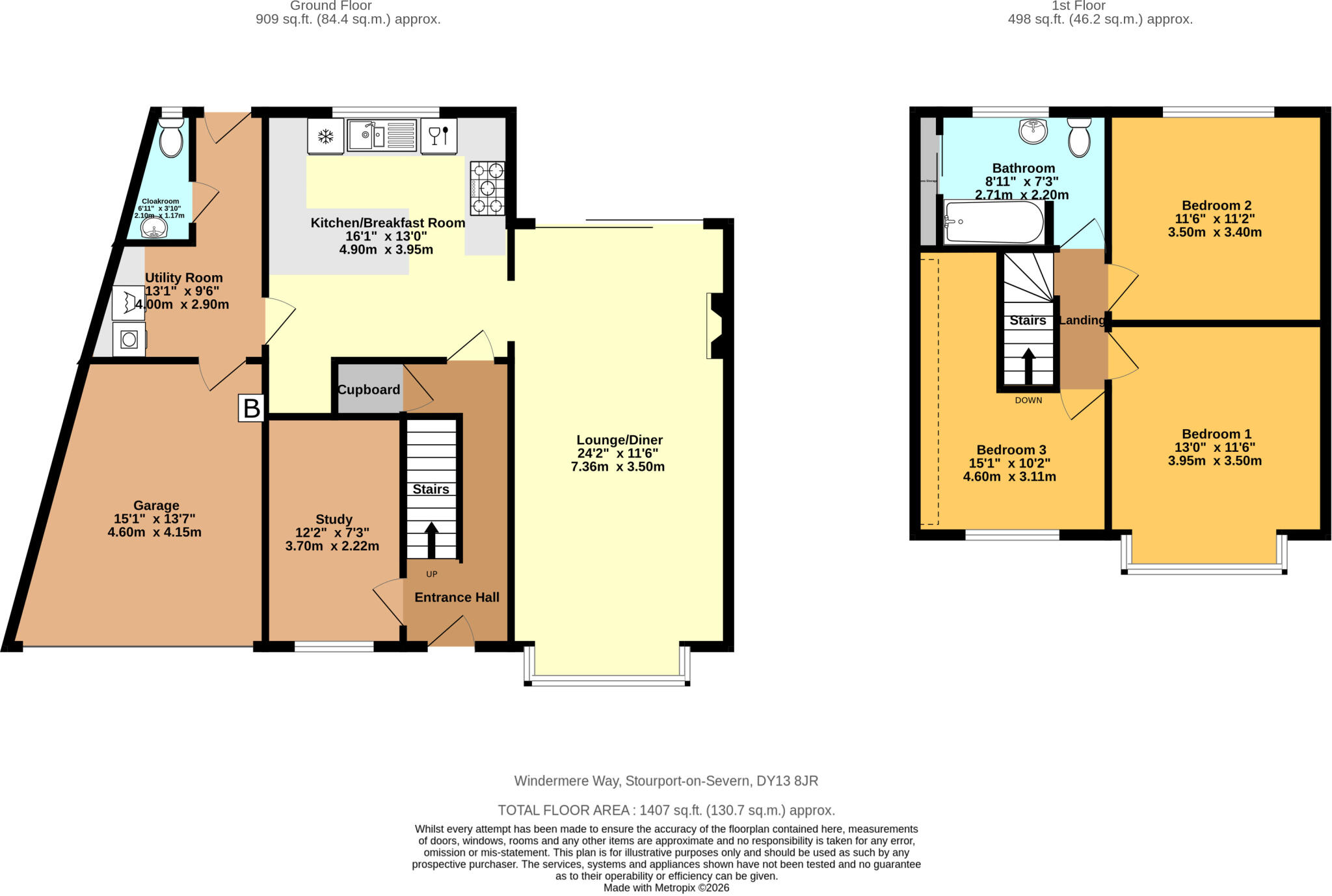 Windermere Way, Stourport-on-severn, DY13 floorplan
