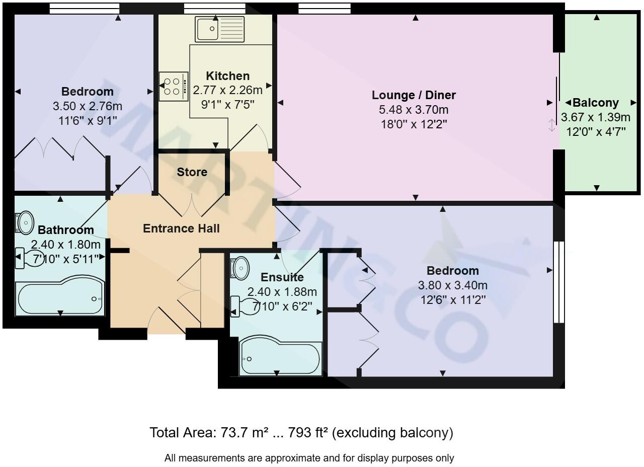 Grove Gardens, 116 Southbourne Road floorplan