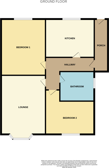 71 Hainworth Wood Road North, Keighley, West Yorkshire BD21 5NF floorplan