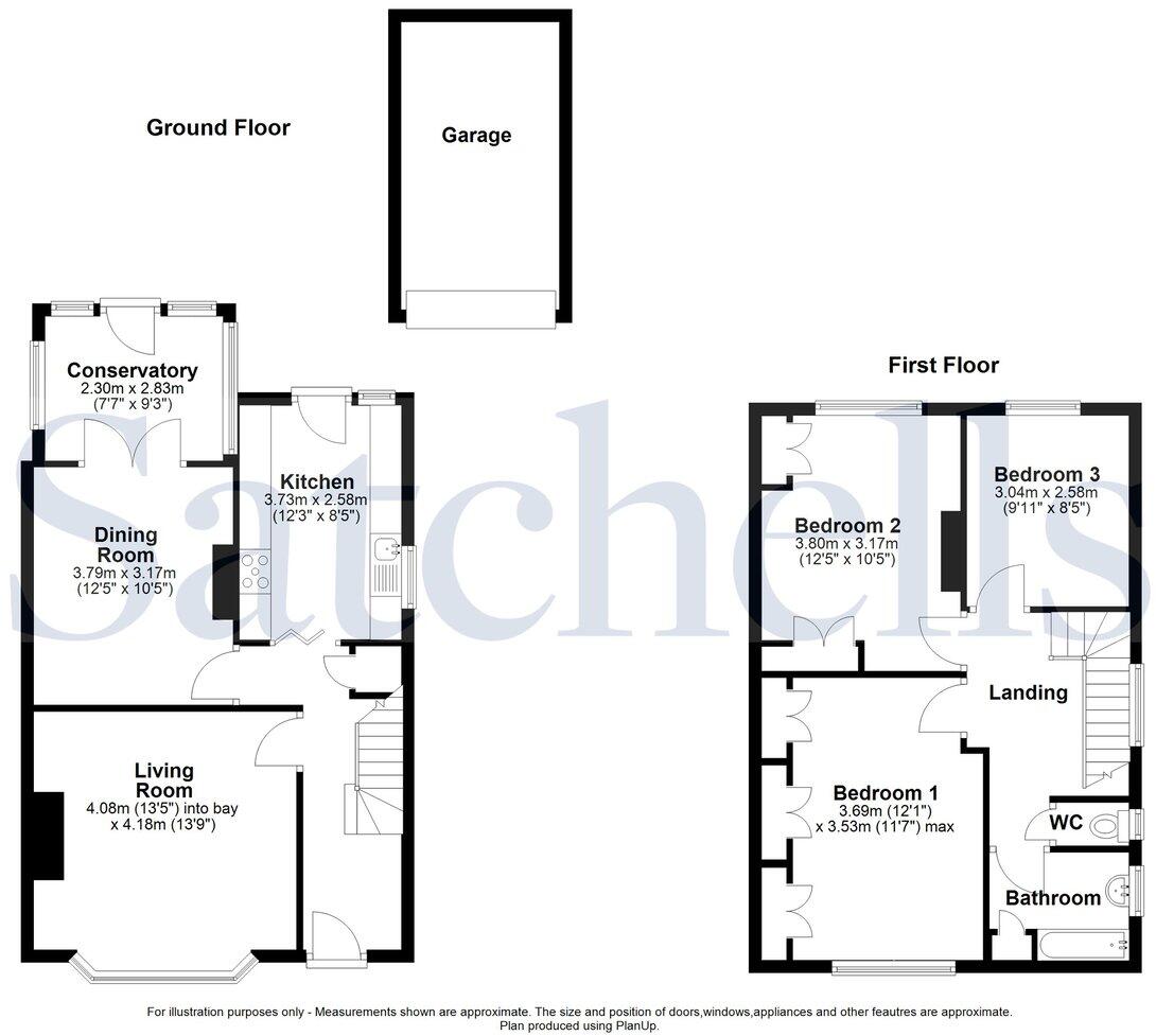 Bedford Road, Letchworth Garden City, SG6 floorplan