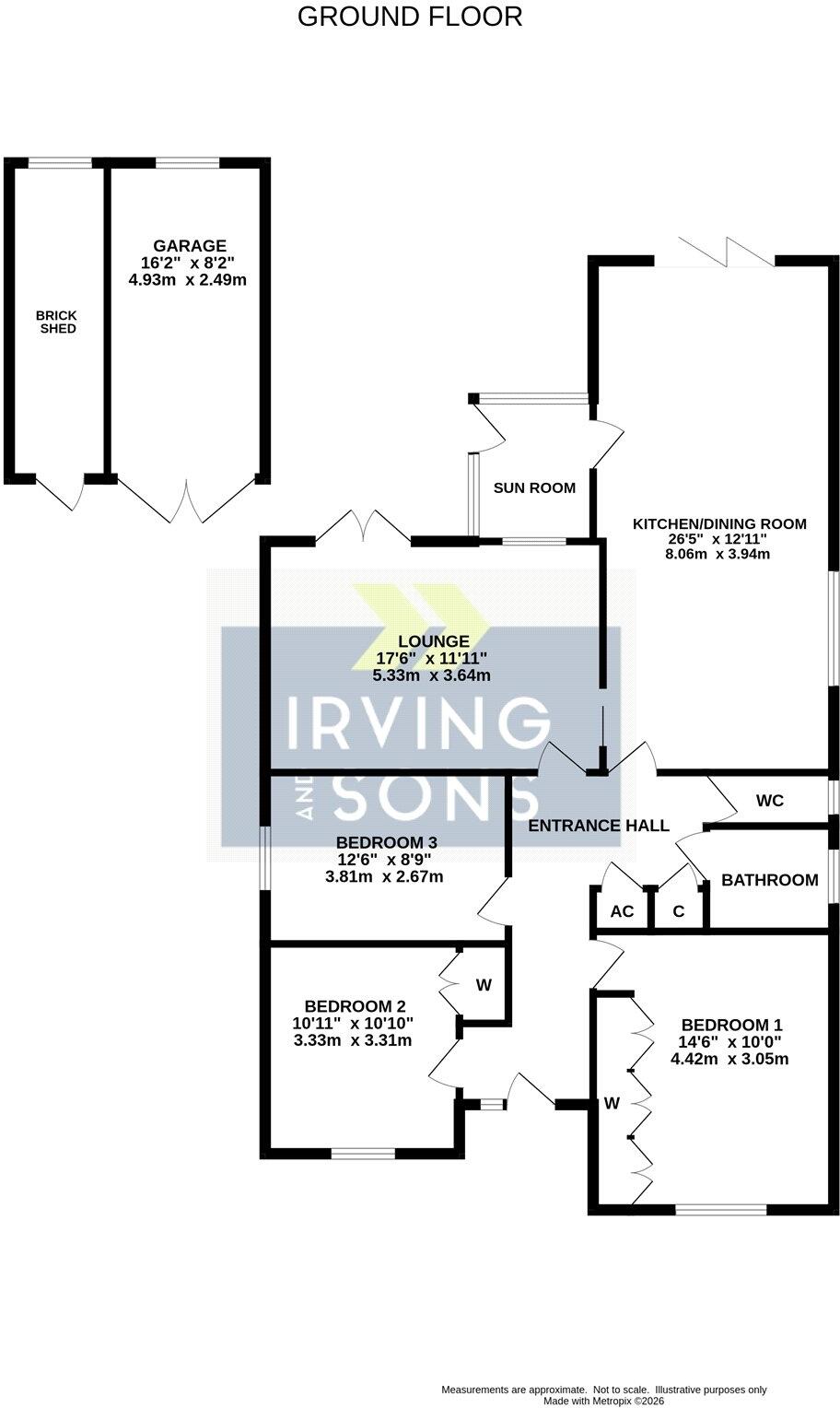 West Close, Verwood, Dorset, BH31 floorplan