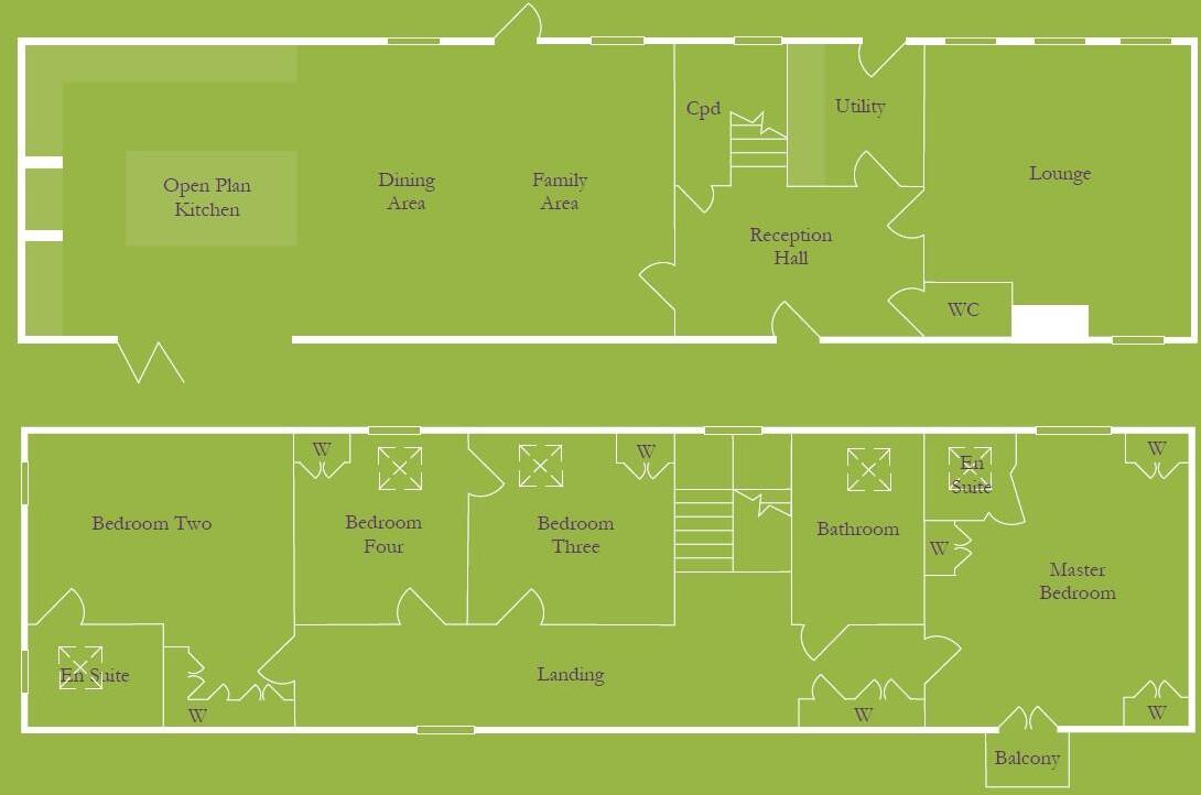 Bracken Barn, Scotch Hill, Newchurch, Hoar Cross, DE13 floorplan