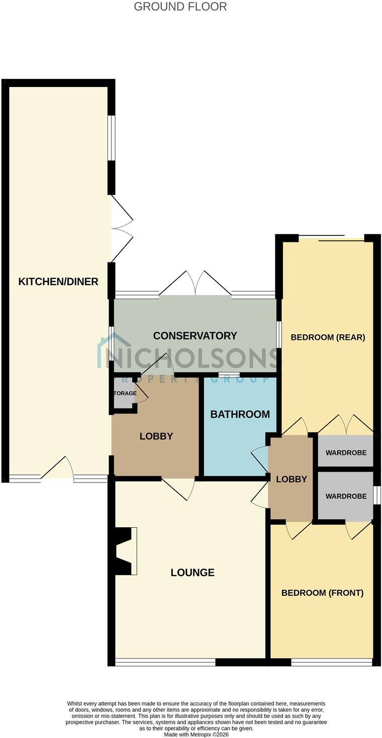 'Danesway', Sands Road, Hunmanby Gap floorplan