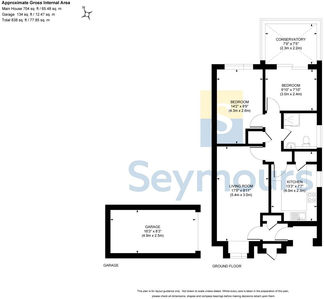 Randolph Close, Knaphill, Woking, Surrey, GU21 floorplan