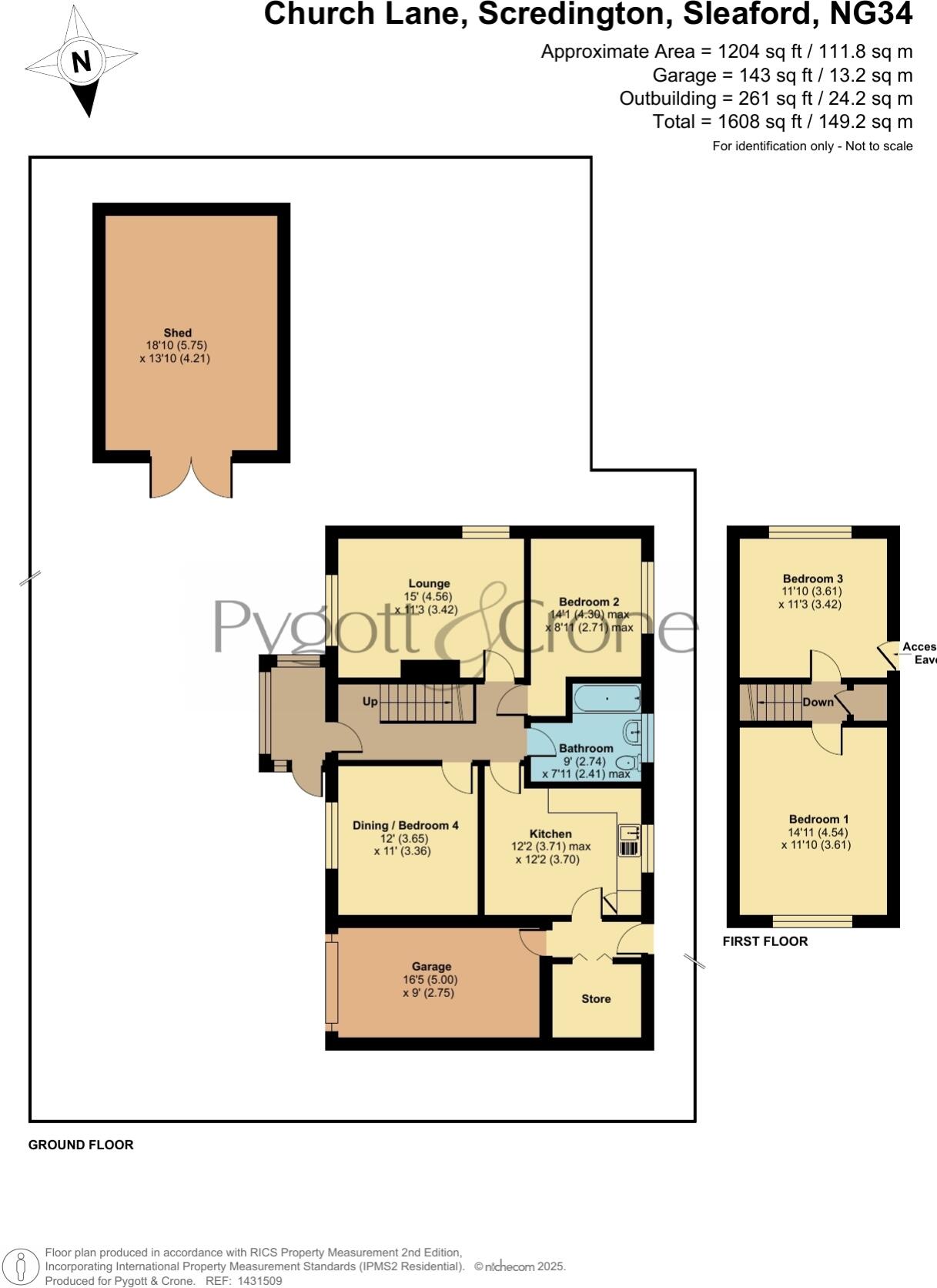 Church Lane, Scredington, Sleaford, Lincolnshire, NG34 floorplan