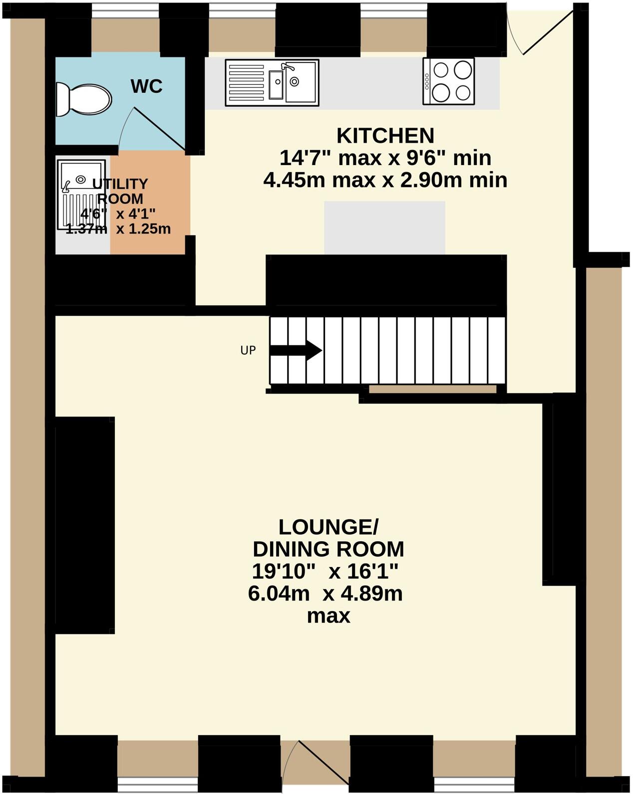 North Street, Launceston, Cornwall, PL15 floorplan