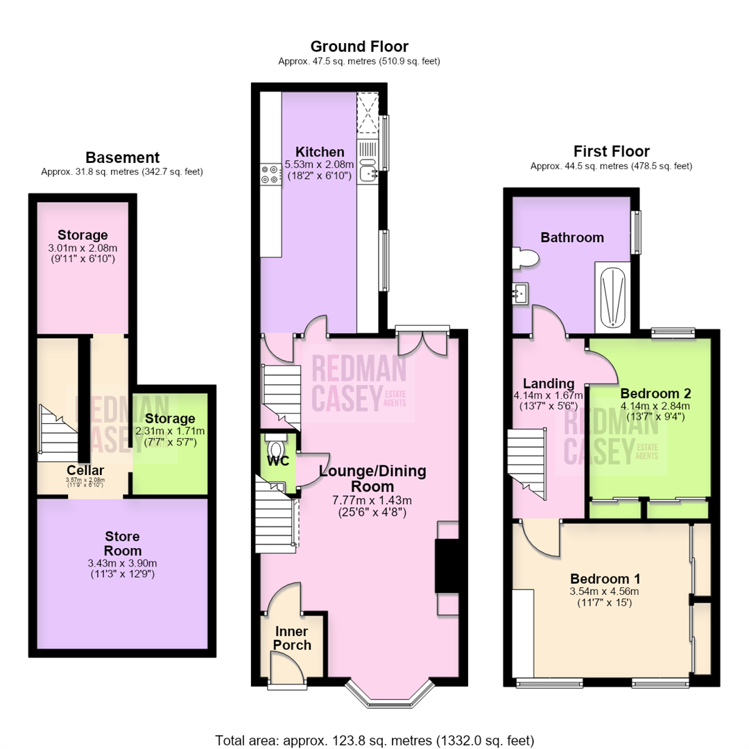 Scholes Bank, Horwich, Bolton floorplan