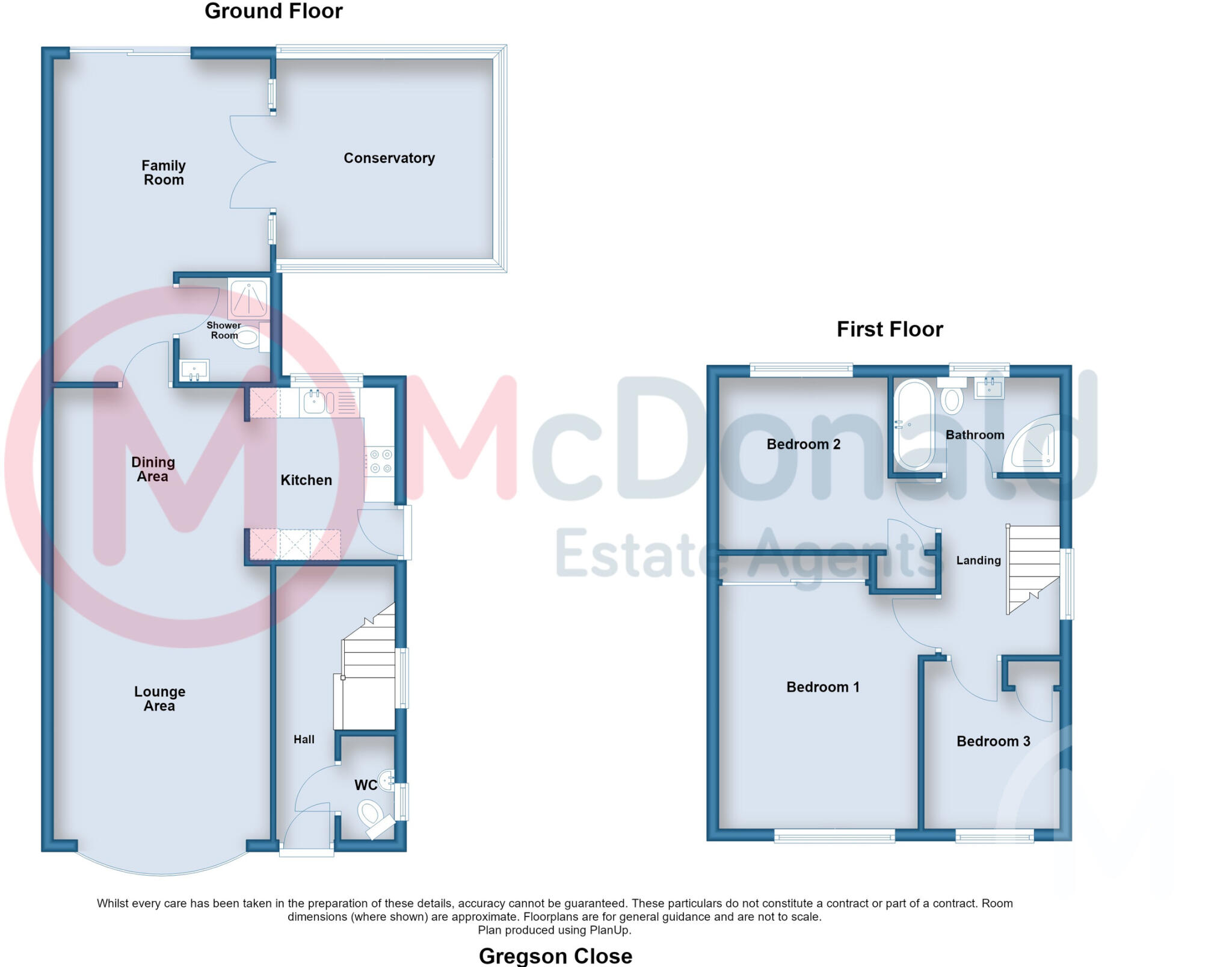 Gregson Close, South Shore floorplan