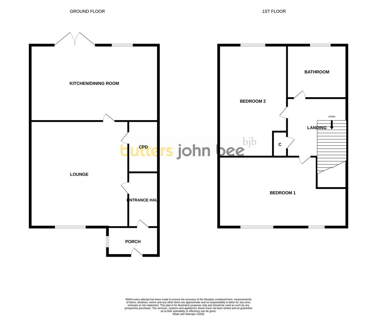 Mendip Close, Winsford floorplan