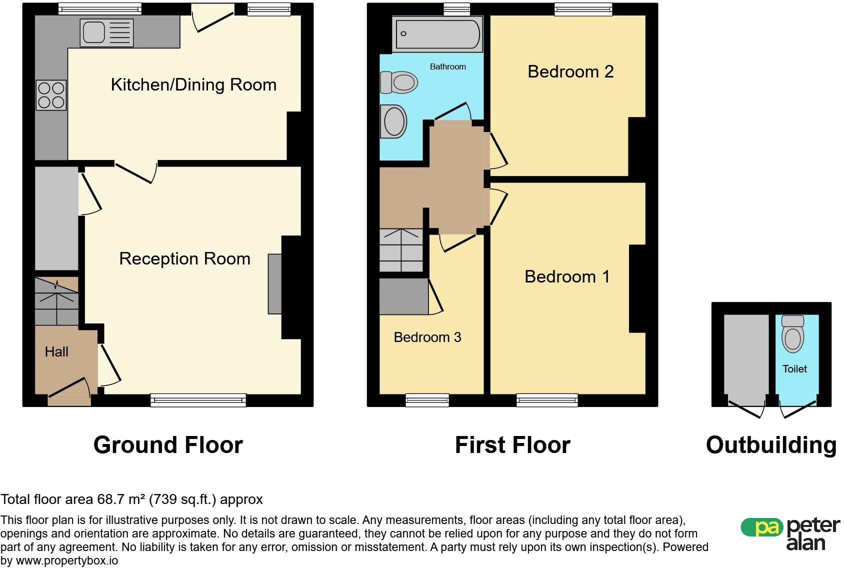 Poplar Road, Pontypridd floorplan