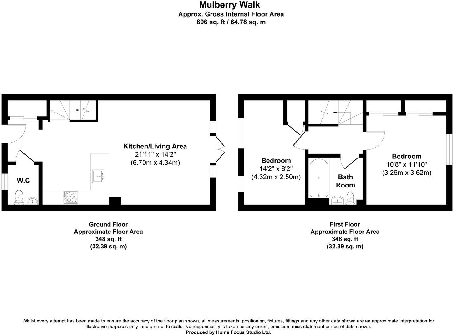 Mulberry Walk, Bordon, GU35 floorplan
