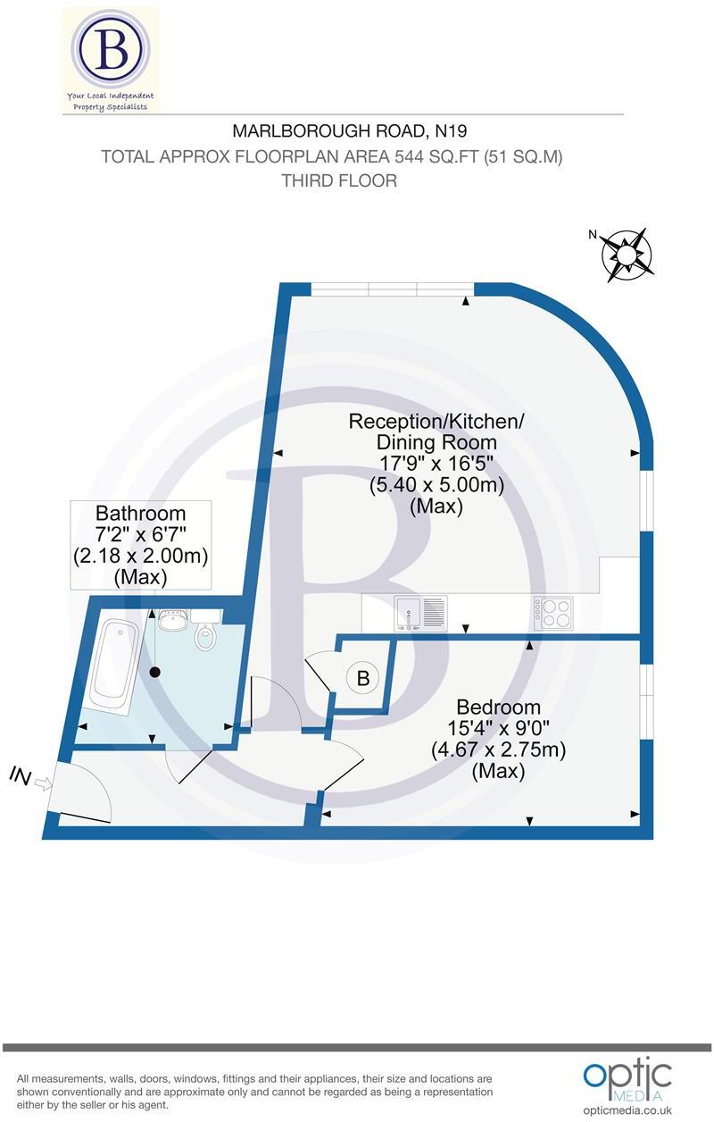 Marlborough Road, London floorplan