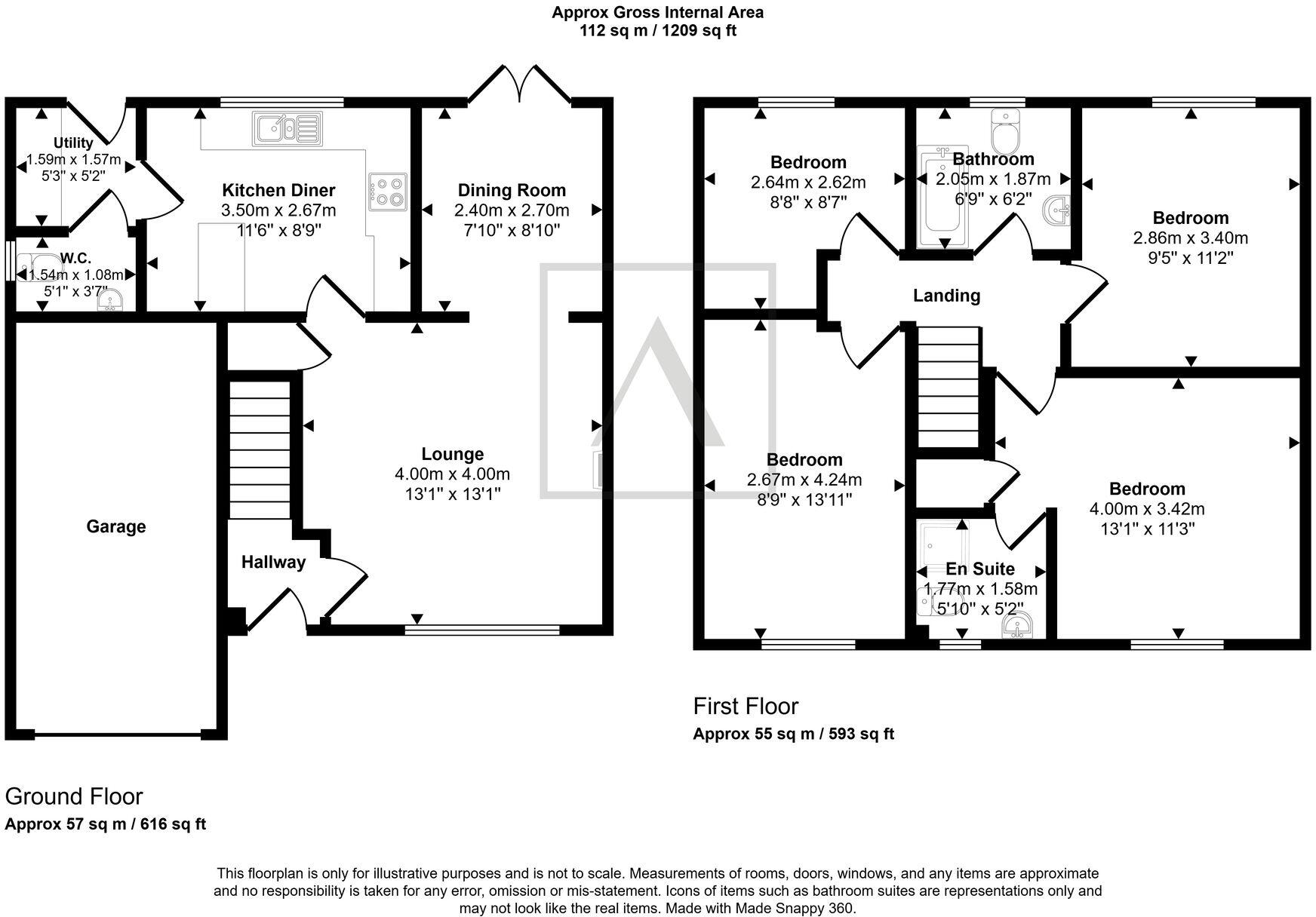 Rhodfa Padarn, Prestatyn, LL19 floorplan