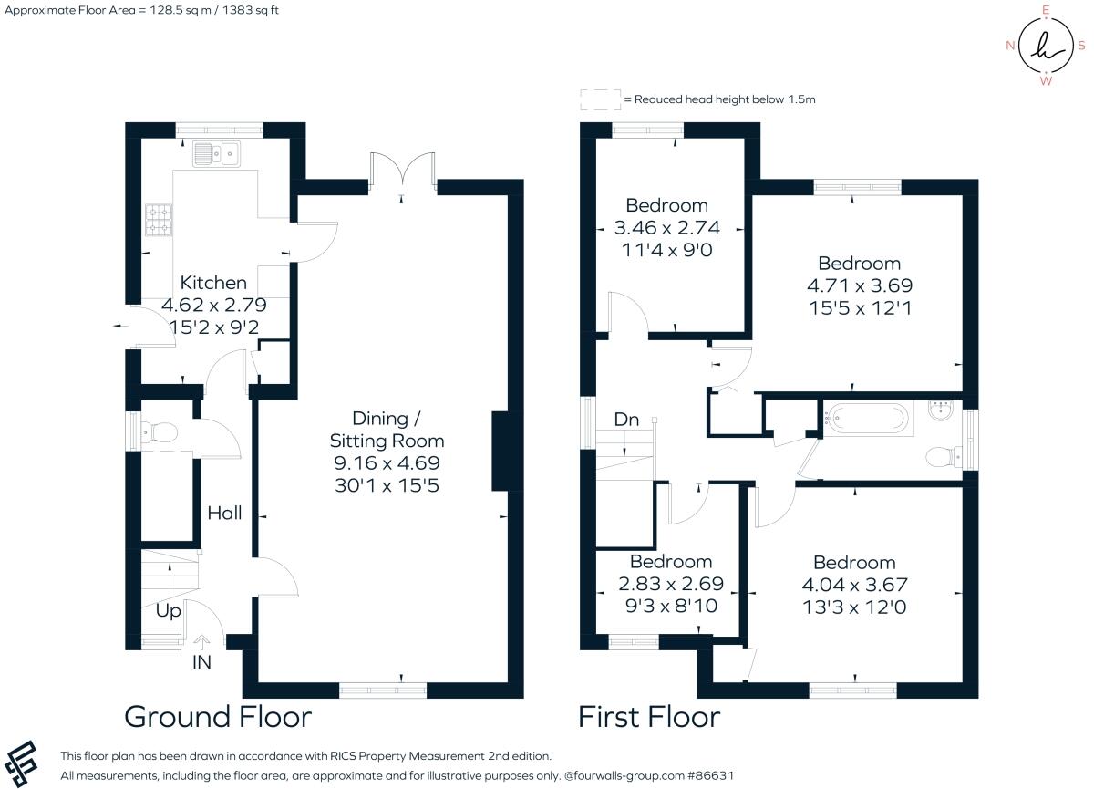 Dewlands Hill Crowborough TN6 floorplan