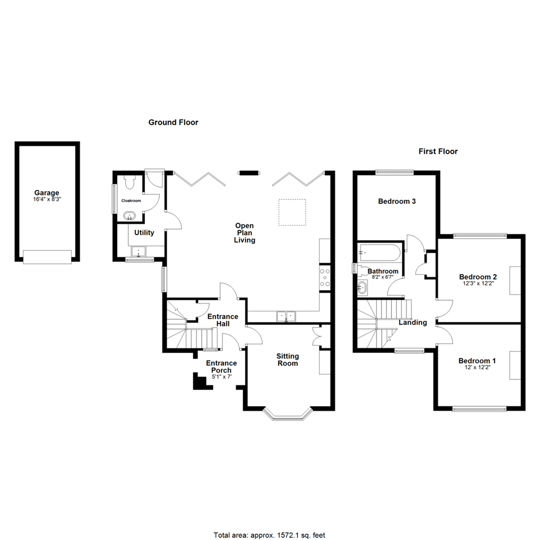 34 Oakfield Road, Shrewsbury, SY3 8AE floorplan