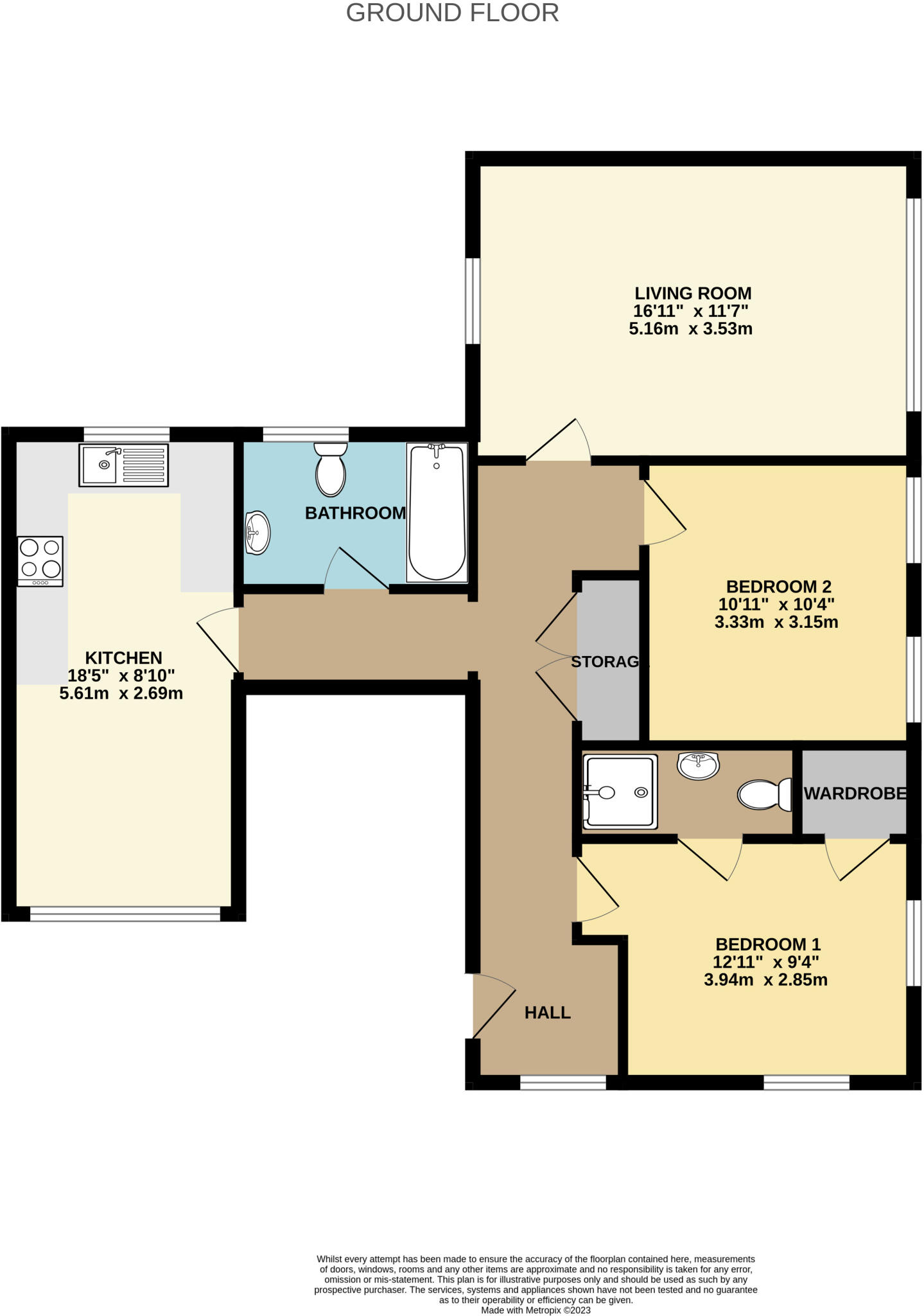 Ashford Carbonel, Ludlow floorplan