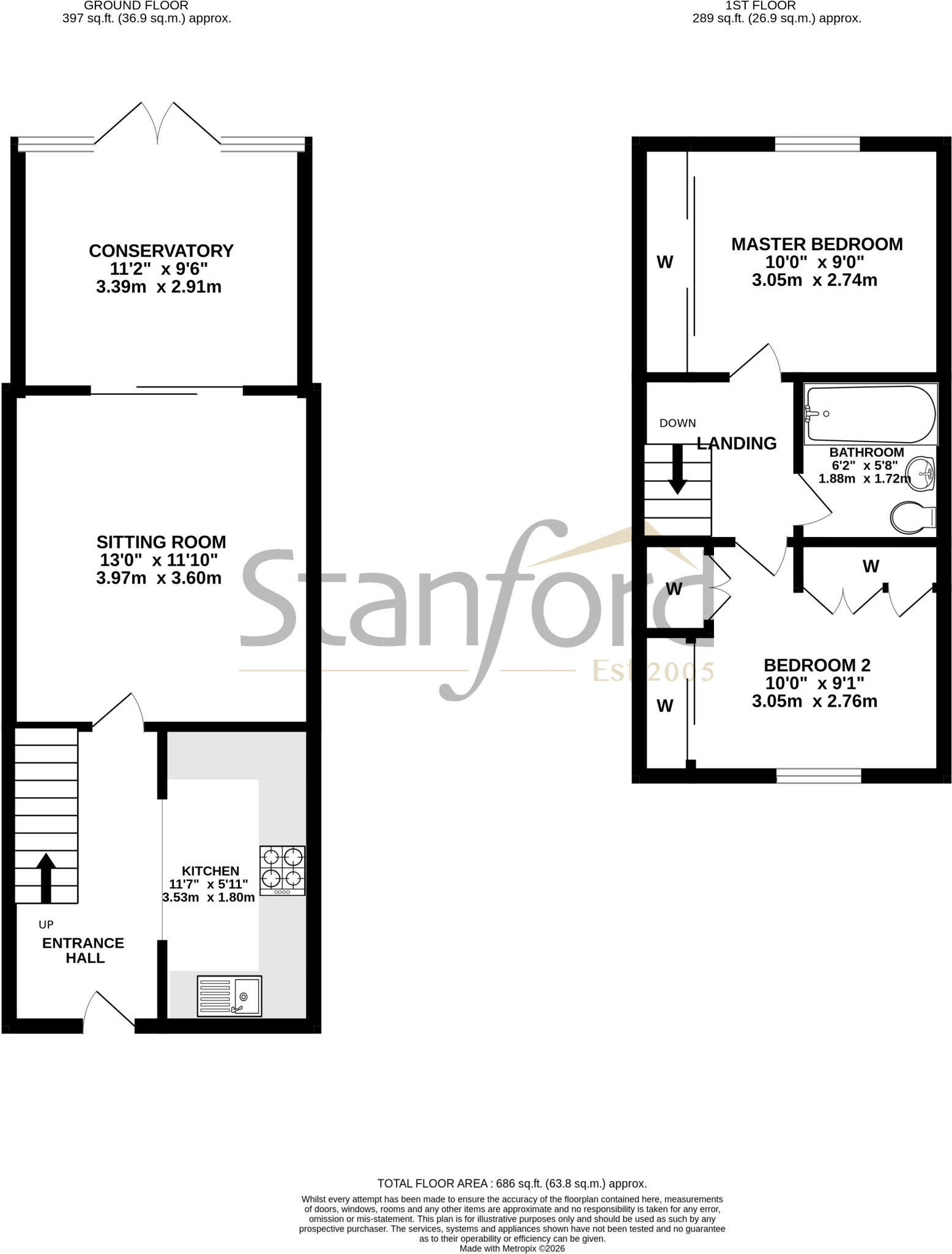 Brookside Way, West End, Southampton floorplan