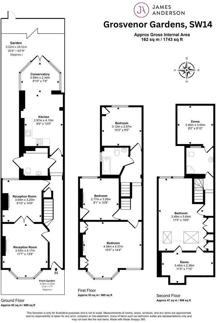 Grosvenor Gardens, East Sheen, SW14 floorplan