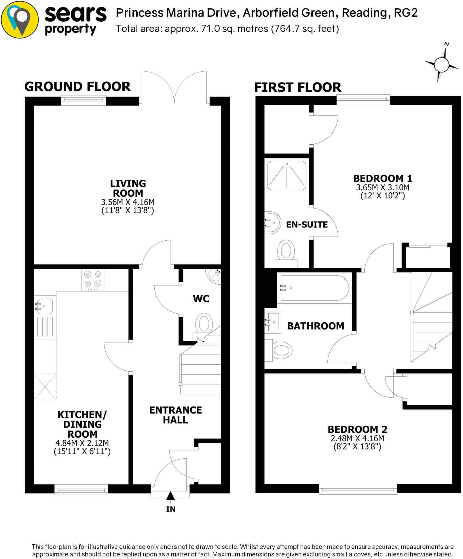 Princess Marina Drive, Arborfield Green, Reading, RG2 floorplan