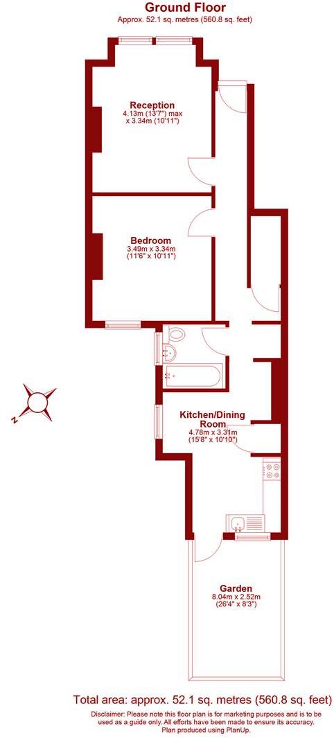 Boundary Road, Colliers Wood floorplan