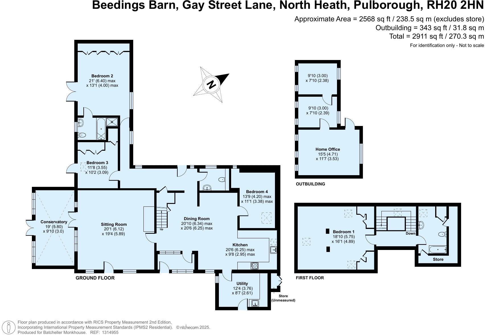 Gay Street Lane, Pulborough floorplan
