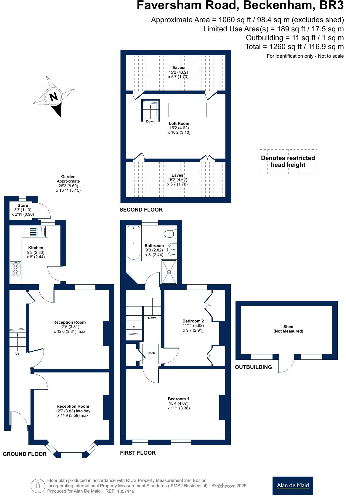 Faversham Road, Beckenham floorplan