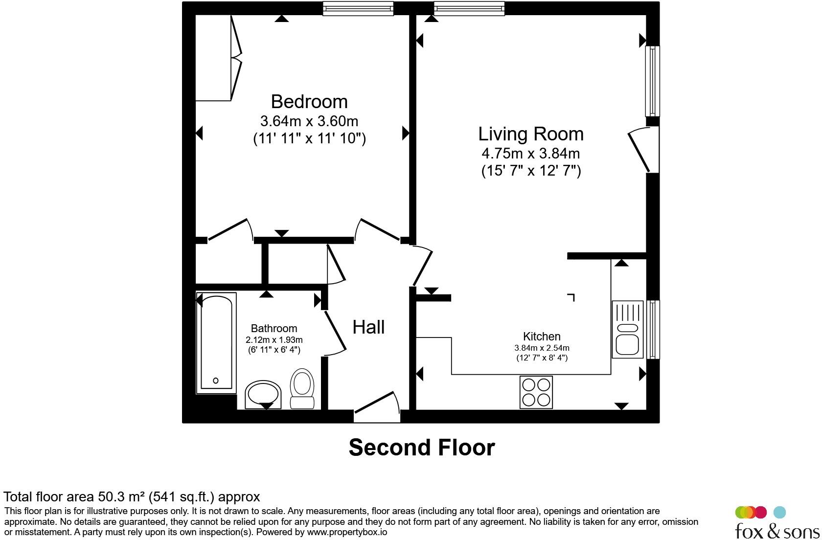 Mansfield Park Street, Southampton floorplan
