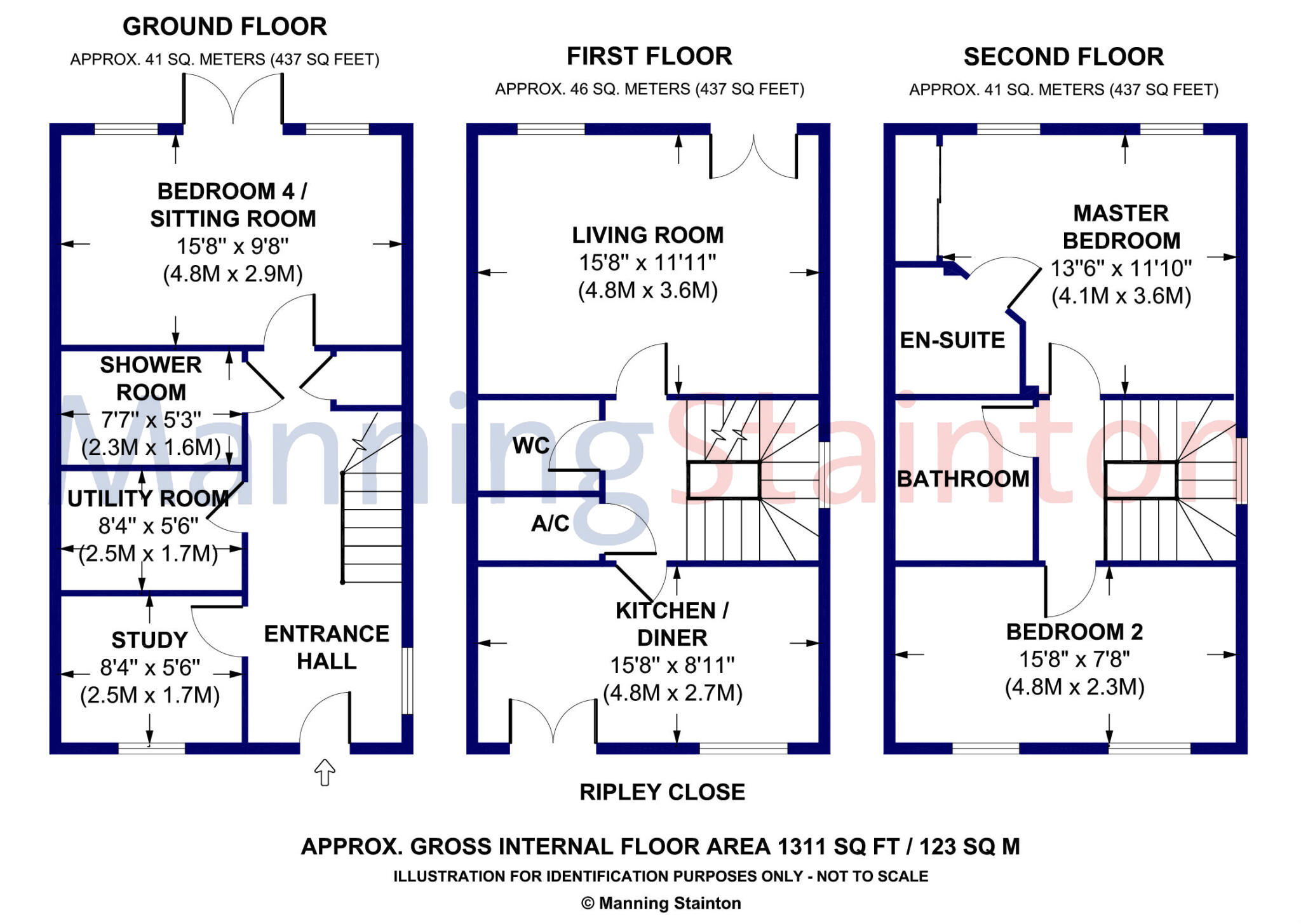 Ripley Close, East Ardsley, Wakefield, West Yorkshire floorplan