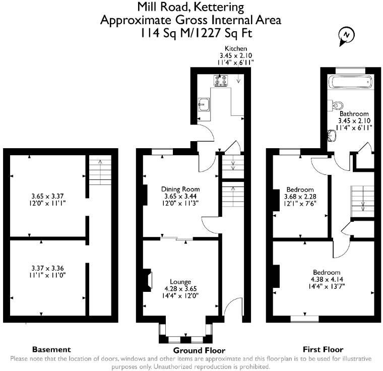 Mill Road, Kettering, NN16 floorplan