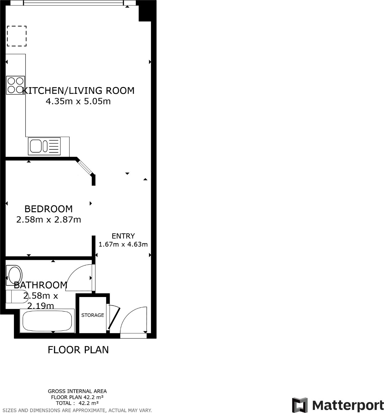 Huntingdon Street, Nottingham, NG1 floorplan