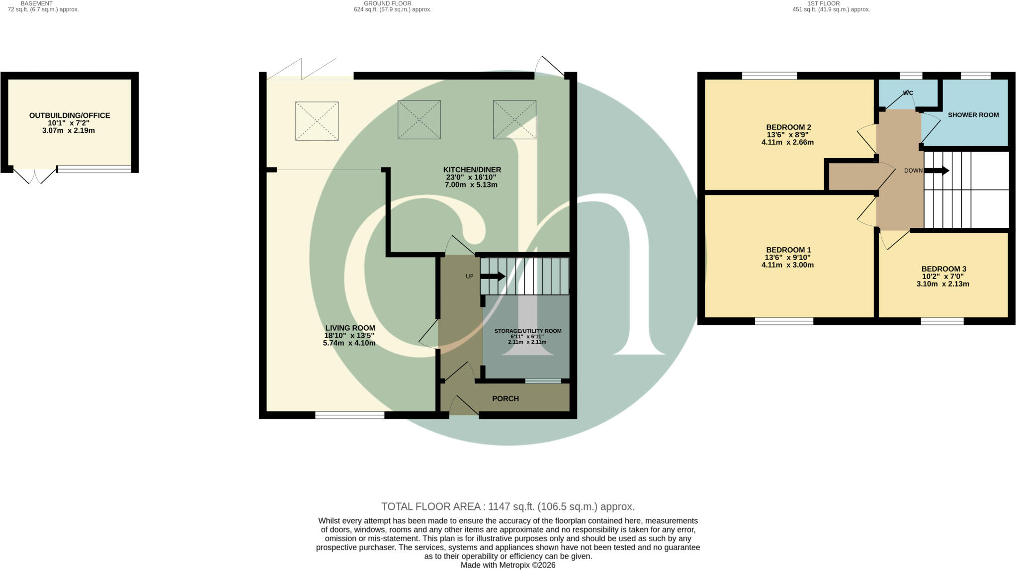 Kirby Close, Park South, Swindon, Wiltshire, SN3 floorplan