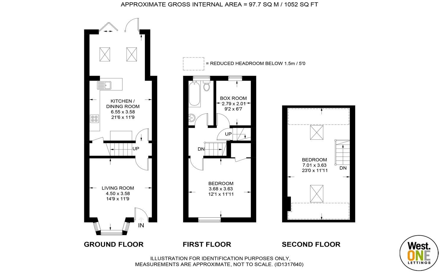 97 Onslow Road, Hunters Bar, S11 floorplan