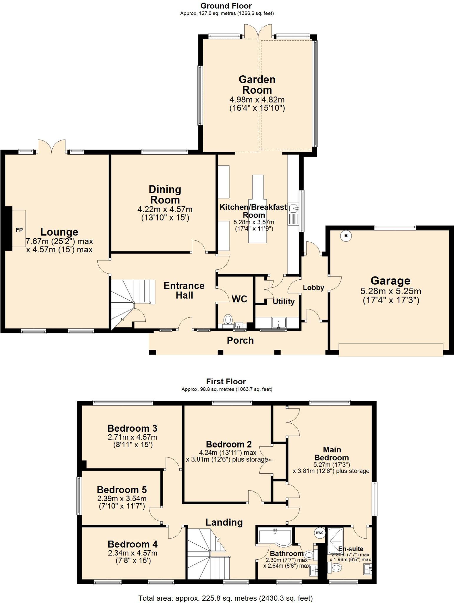 Northacre, Caston floorplan